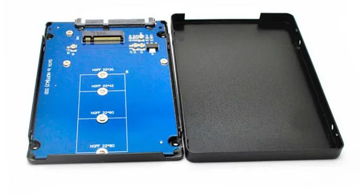 [MSNX1001B] M.2 to 2.5" SATA Enclosure