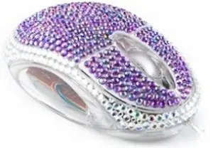 [UDM-101PURPLE] Satzuma Diamante Mouse (Purple)