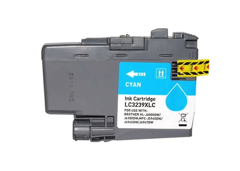 [LC3239XLC] Brother Generic Inkjet Cardridge LC3239XLC Cyan