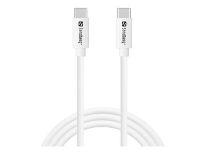 [336-52] Sandberg USB-C/C Charge Cable 65W 1M (Saver)