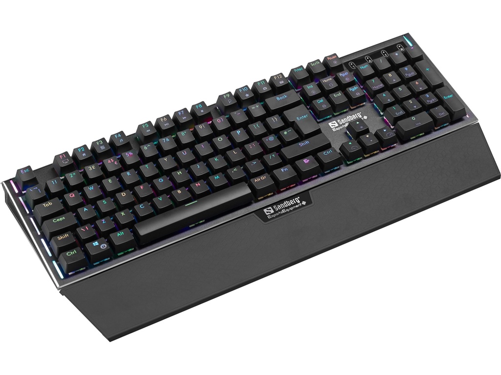 [640-26] Sandberg FireStorm Mech RGB Keyboard (BE)