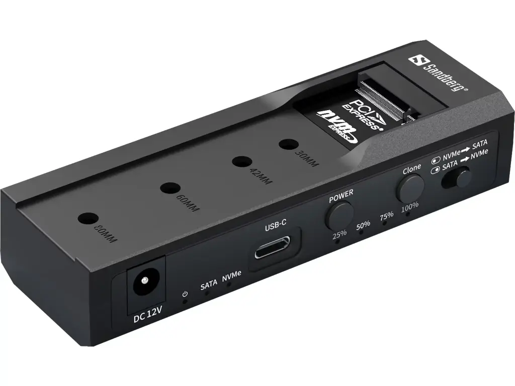 Sandberg USB 3.2 Cloner and Dock for M2+NVME+SATA