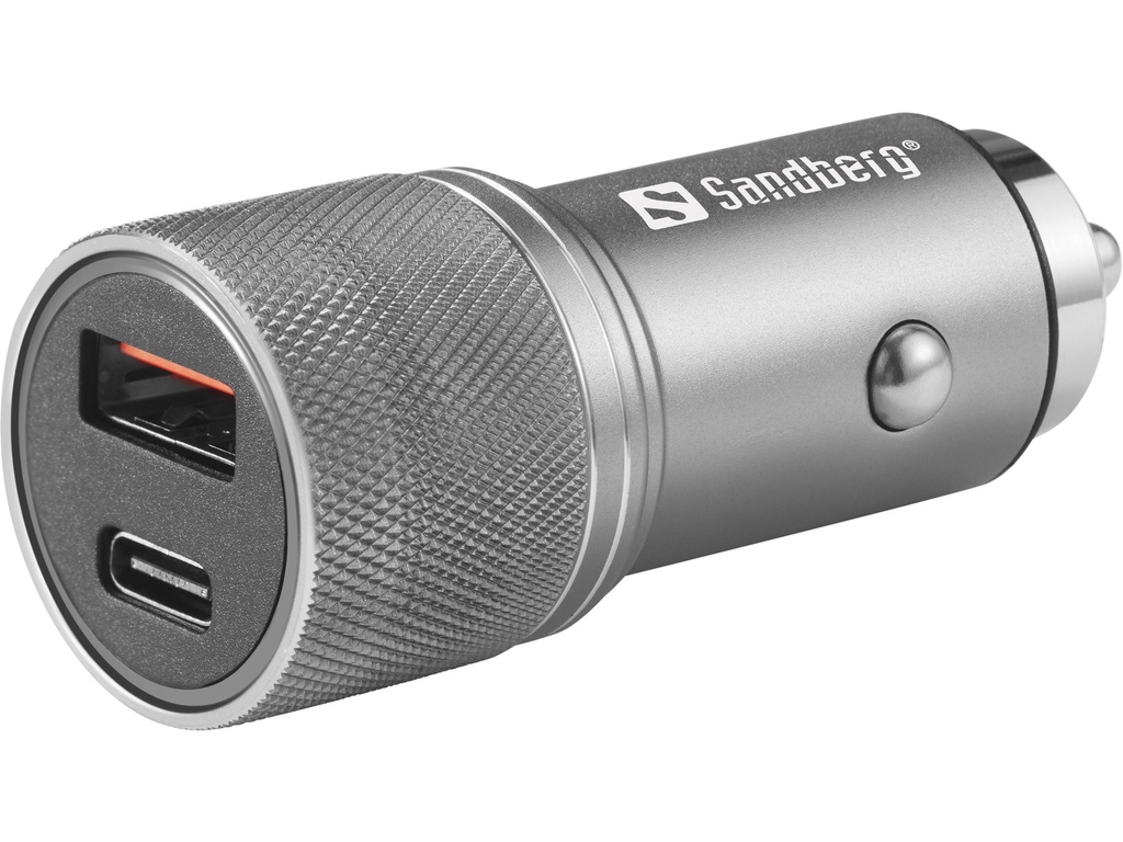Car Charger 1xQC3.0+1xUSBC 48W