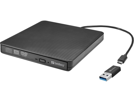 [136-62] Sandberg USB-C/A DVD Drive